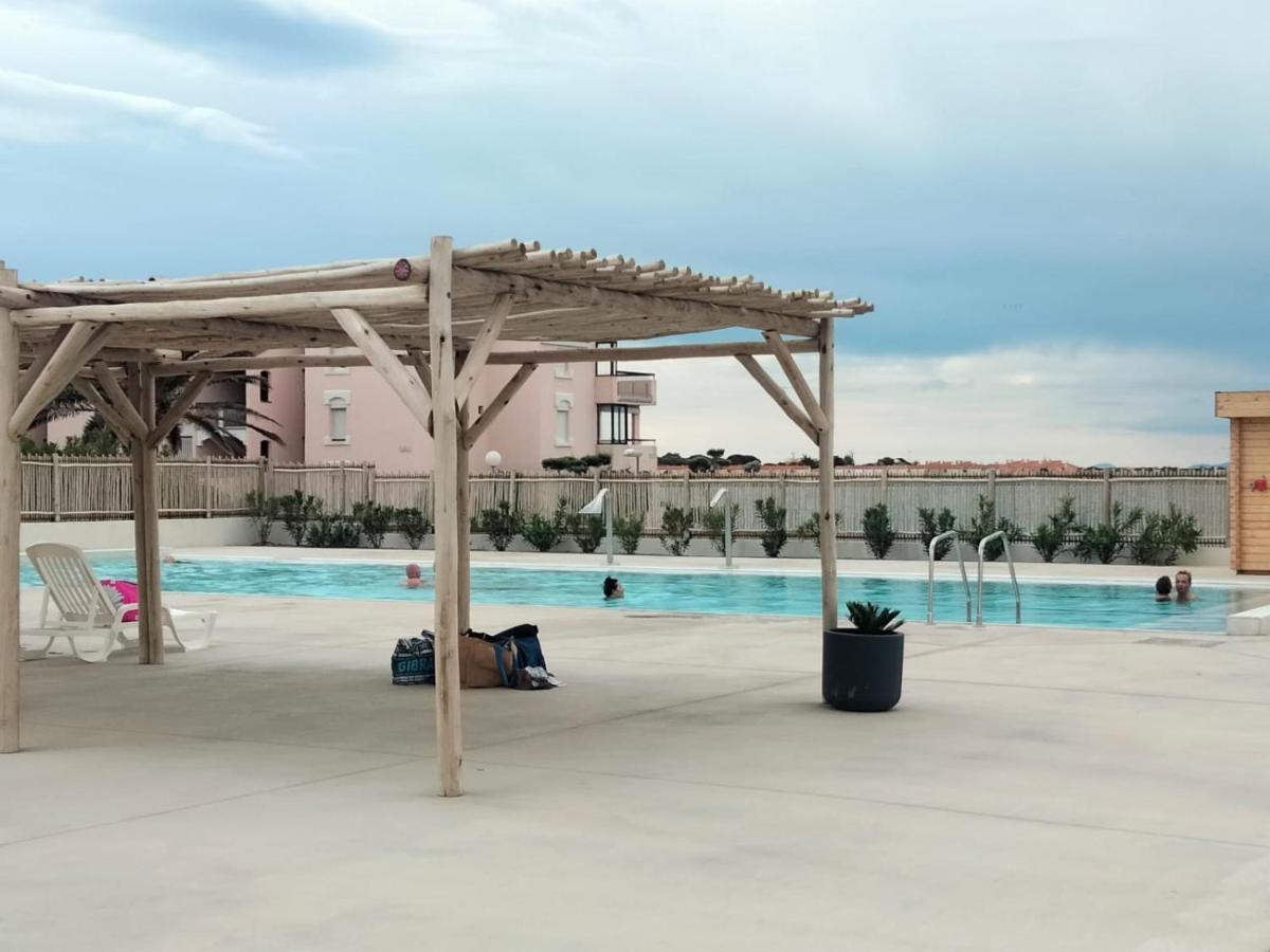 T2 30M2 Piscine Lac Mer Le Barcarès Exteriör bild